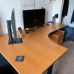 Big Wooden Work/Office Desk