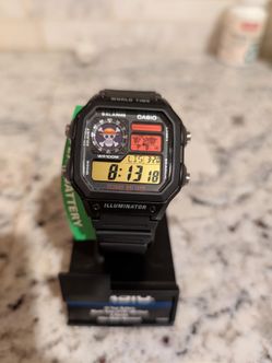 Black flag one piece mod Casio AE1200