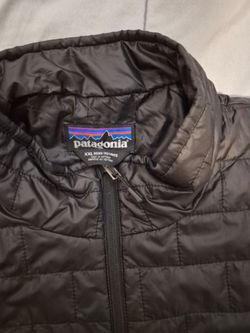 Patagonia Jacket Mens XXL Black Nano Puff Puffer