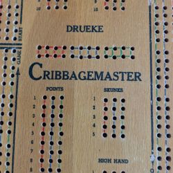 Cribbagemaster Drueke Game Vintage 1950