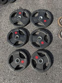 Rubber Olympic Weights 