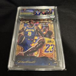 Kobe Vs Lebron Collectors XT Novelty Slab Card Basketball