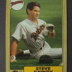 1987 Topps Steve Garvey San Diego Padres #100 Baseball Card Vintage Collectible MLB Sports
