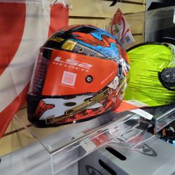 LS2 Ninja Motorcycle Helmet Brand New Size Large.