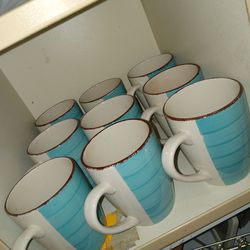 9 coffee mugs