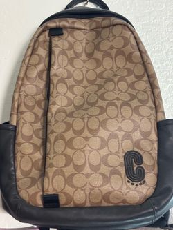 Coach Signature Canvas Backpack