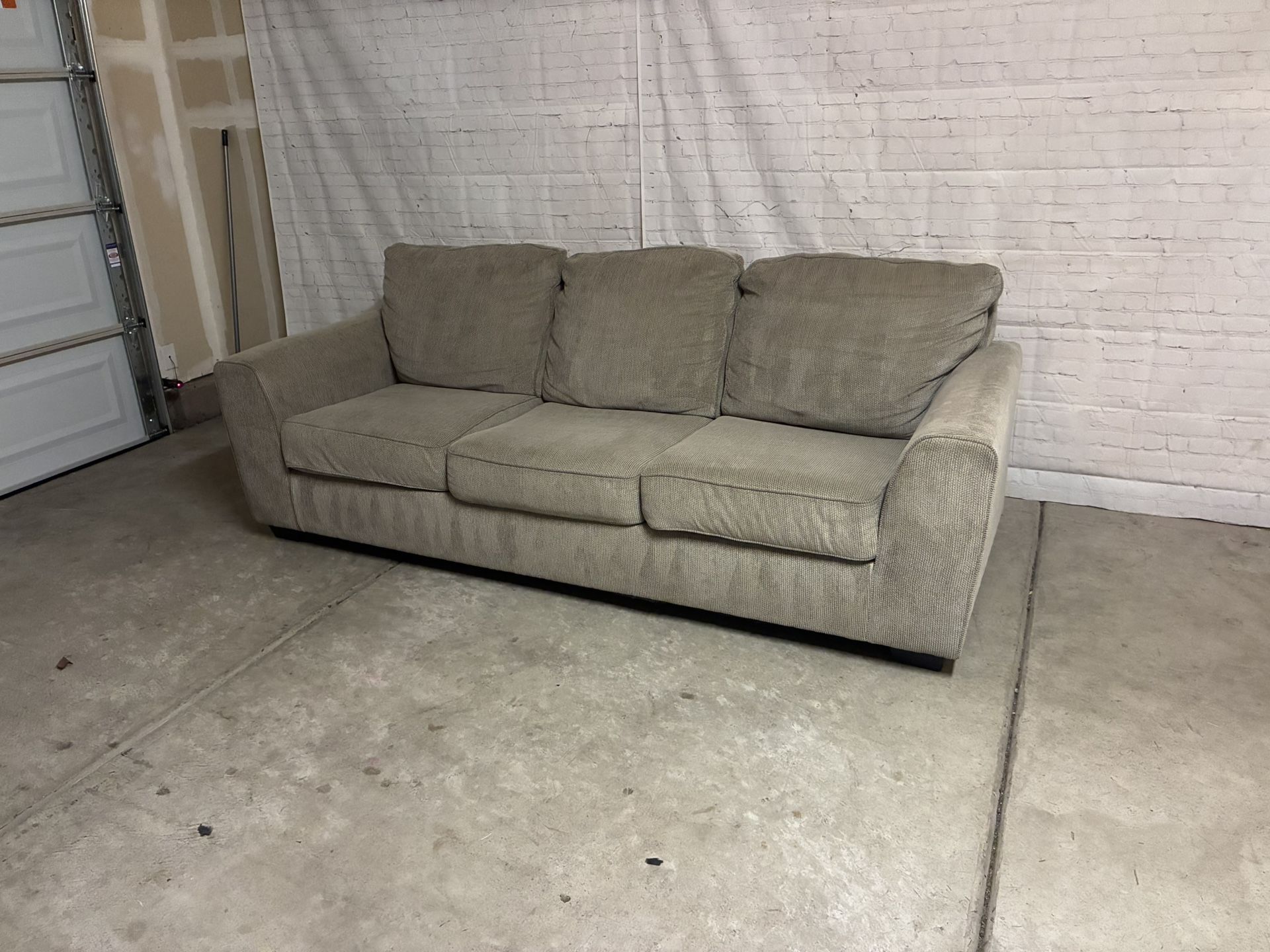 Beige 3-Seater Sofa (Super Comfortable)