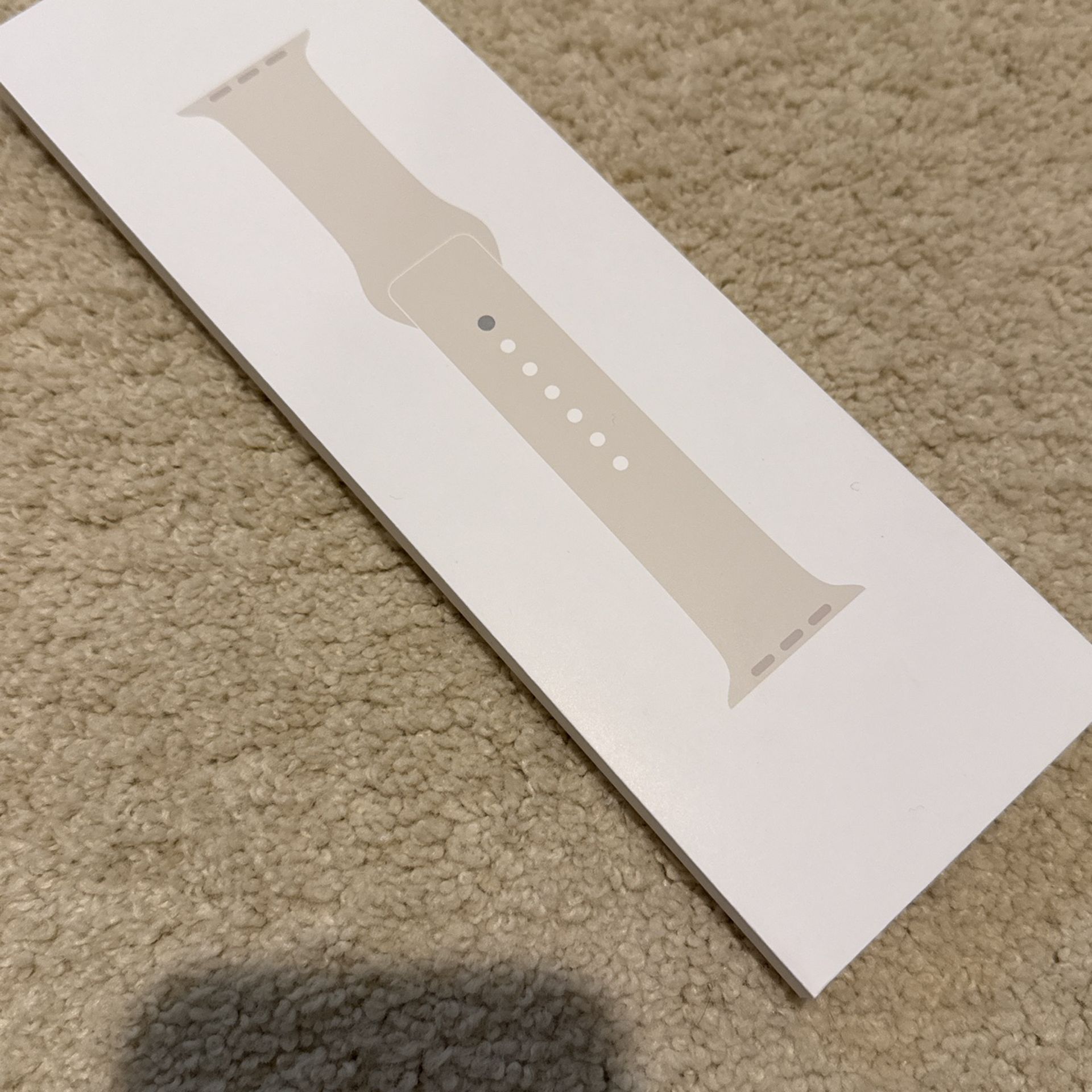 Authentic Apple Watch Band, Starlight, Sport Band, M/L