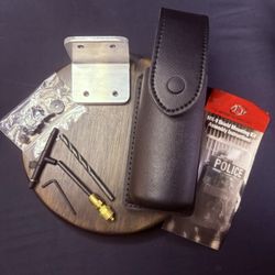 Safariland MK-9 Riot Shield Mounting Kit Assembly w/ Pouch & Spray Through Hose