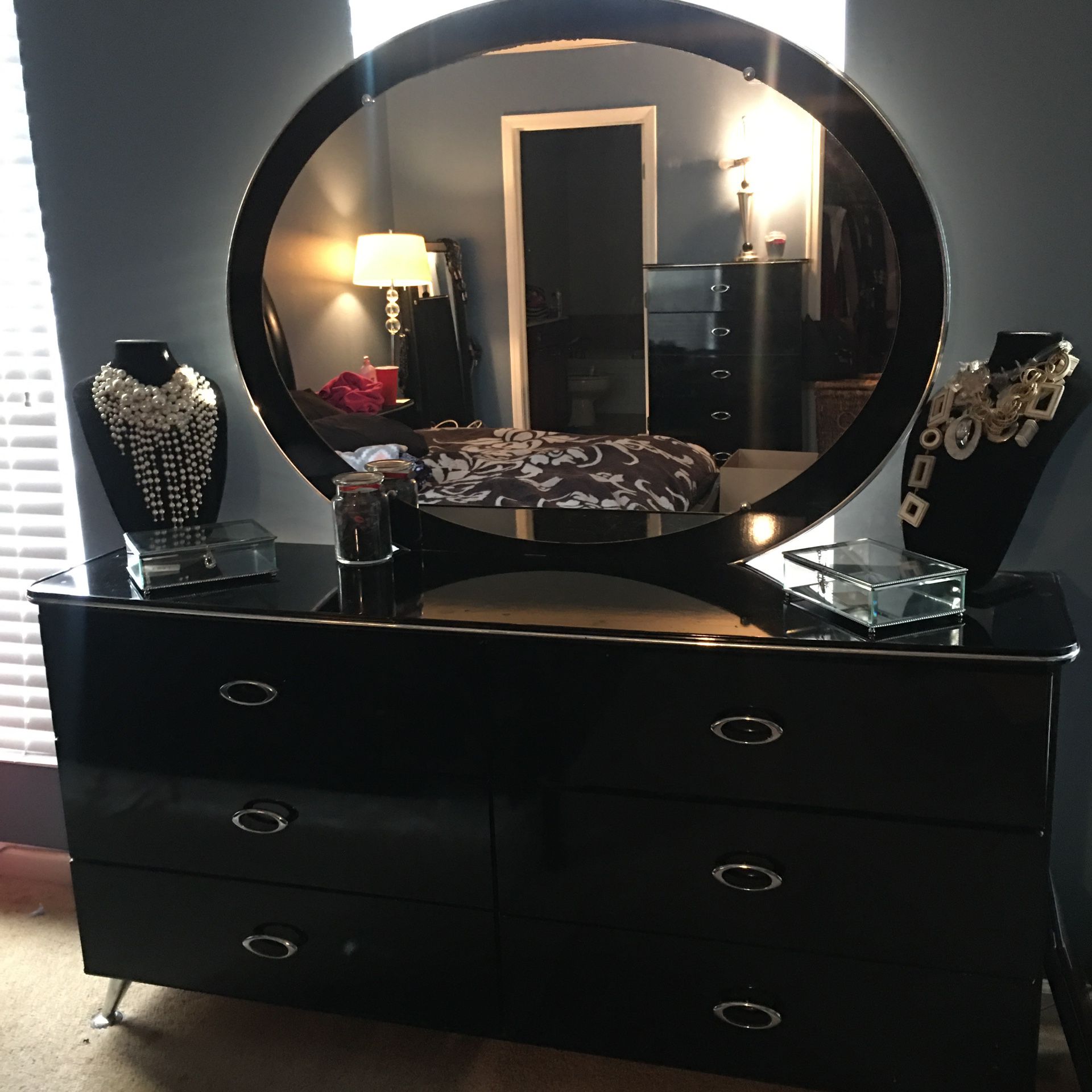 Beautiful black bedroom furniture