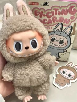 Exciting Macaron Toffee Labubu