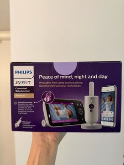 Philips Avent Premium Connected Baby Monitor, 1080p Camera, 5" HD Screen