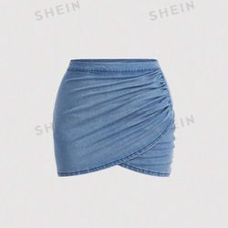 Denim Skirt From SHEIN 