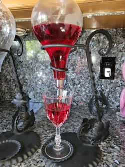Wine Drink Dispenser Decanters great for Christmas or Holiday parties