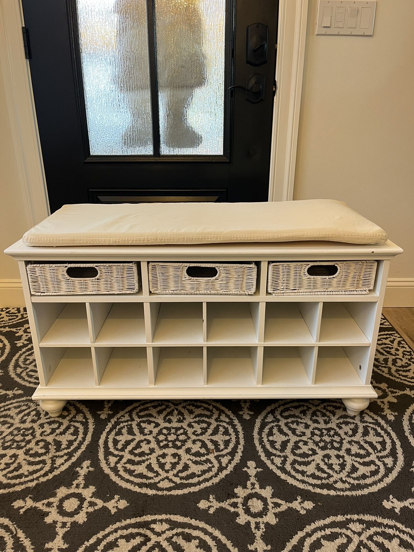 Shoe Cubby Bench