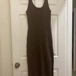 Brown Knit Dress