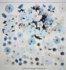 Geosar  120 Pcs Small Flowers For Craft Spring Mini Faux Flowers Artificial Silk