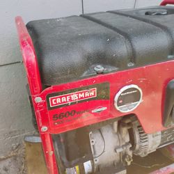 craftsman 5600 watt generator works great just needs to be wiped down