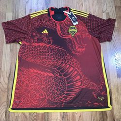 Seattle Sounders FC adidas 2023 The Bruce Lee Kit Soccer Jersey 3XL NWT