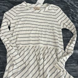 Chaser Stripe long sleeve top Size M By chaser