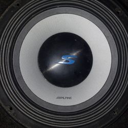 Single Alpine Type S 10 Inch Sub