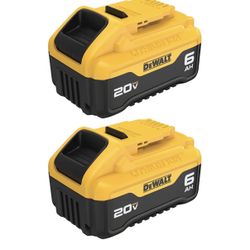 DeWalt 20 V 6AH Battery 2pack