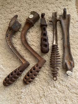 Antique Cast Iron Stove Grates Shader Handles