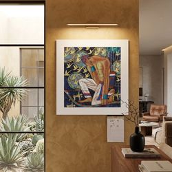 Framed Tribal Art Paint 