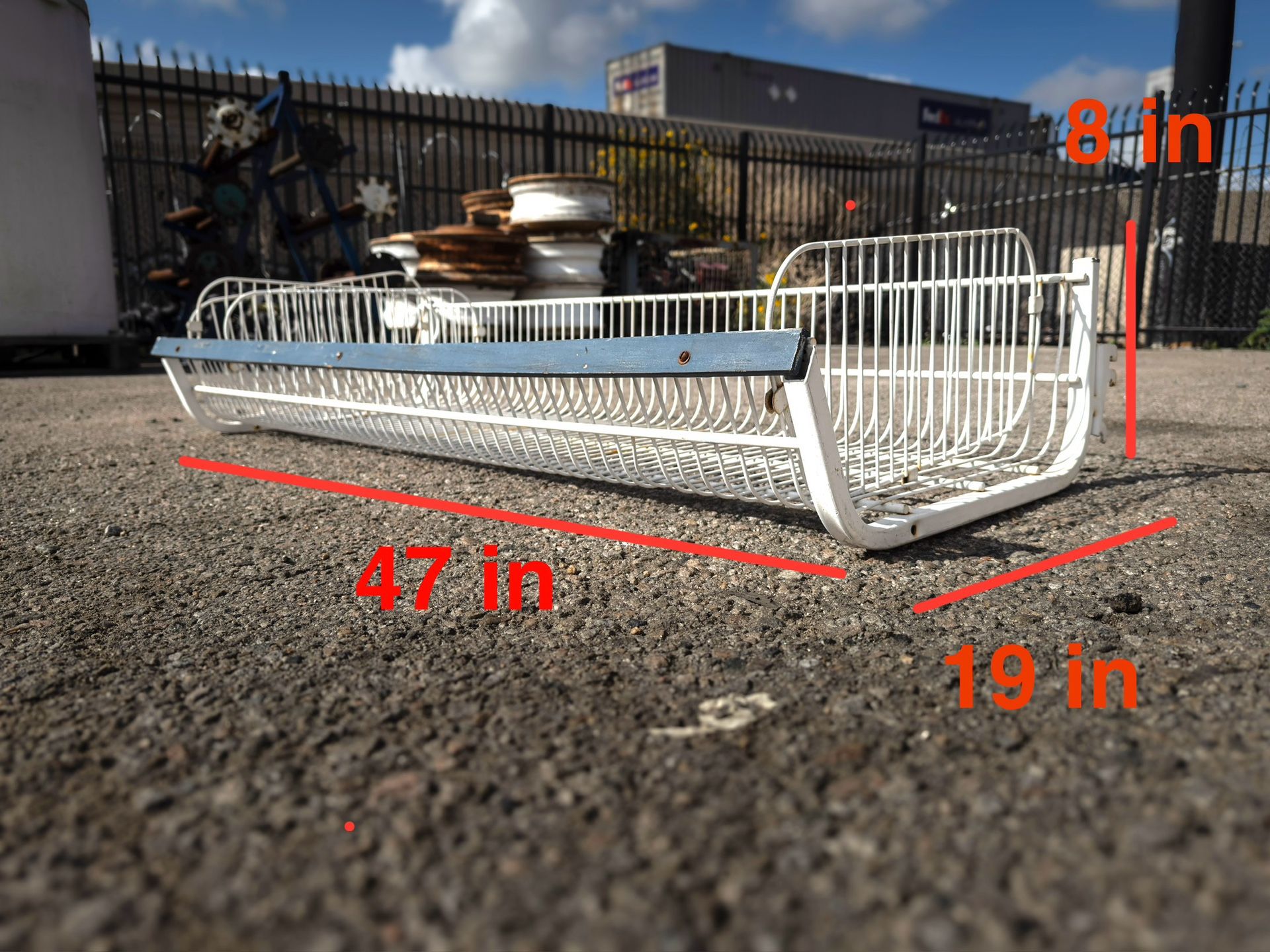 Metal Wire Shelving Baskets / Storage Racks 47” X 19” X 8”