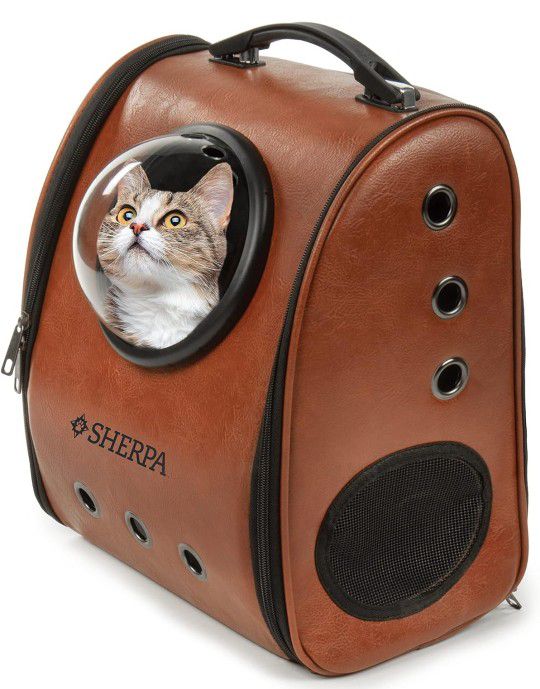 Sherpa Cat Travel Backpack With Bubble 