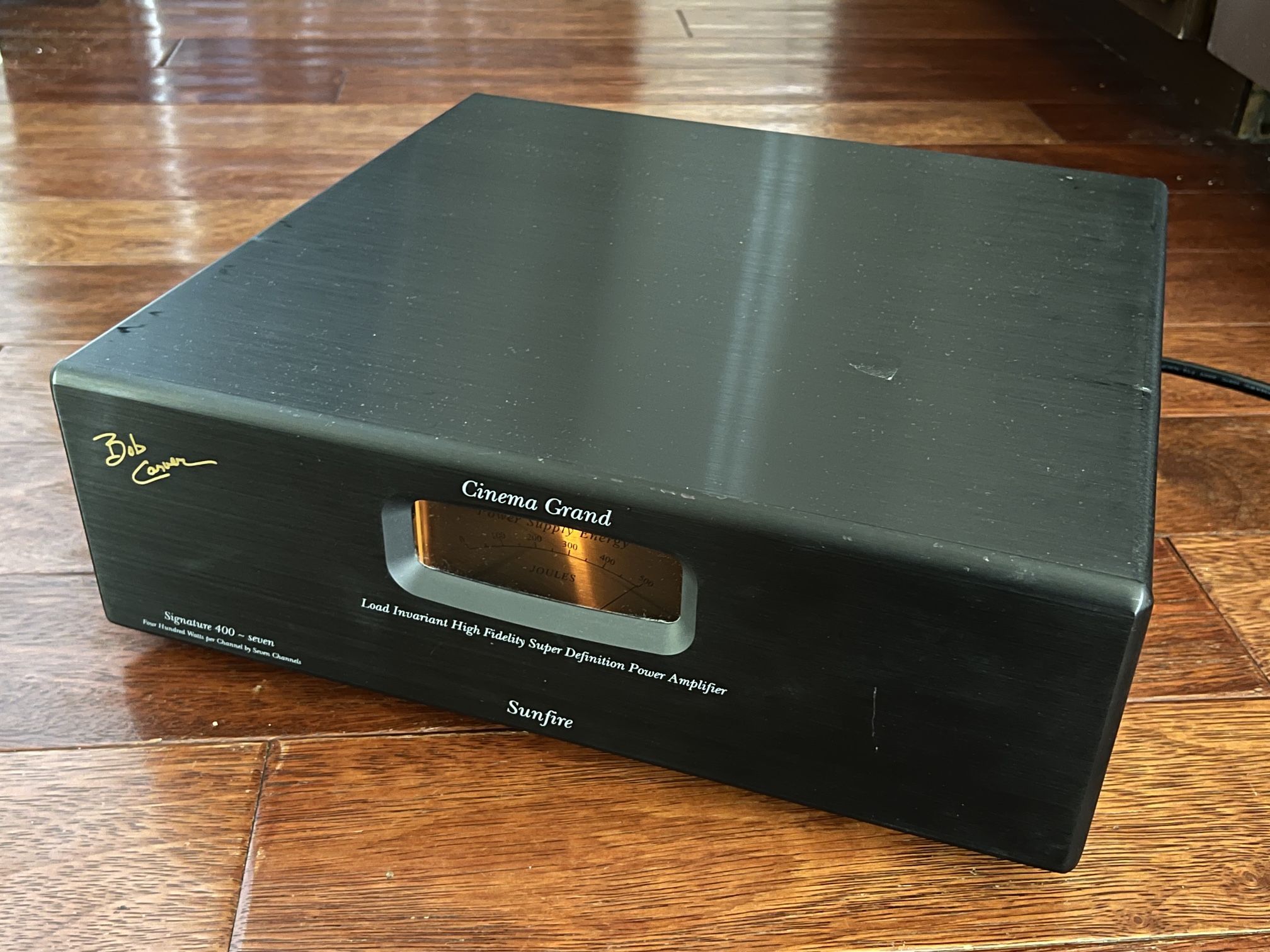 Sunfire Cinema Grand 400 7ch amplifier Home Theater multichannel Bob Carver