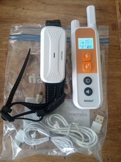 TRAINING COLLAR DOG 4 MODES 99 LEVELS SHOCK, VIBRATION BEEP 1600FT RANGE CONTROLLER WATERPROOF COLLAR