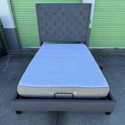 Upholstered Queen Adjustable Bed