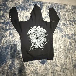 sp5der hoodie  color black size small