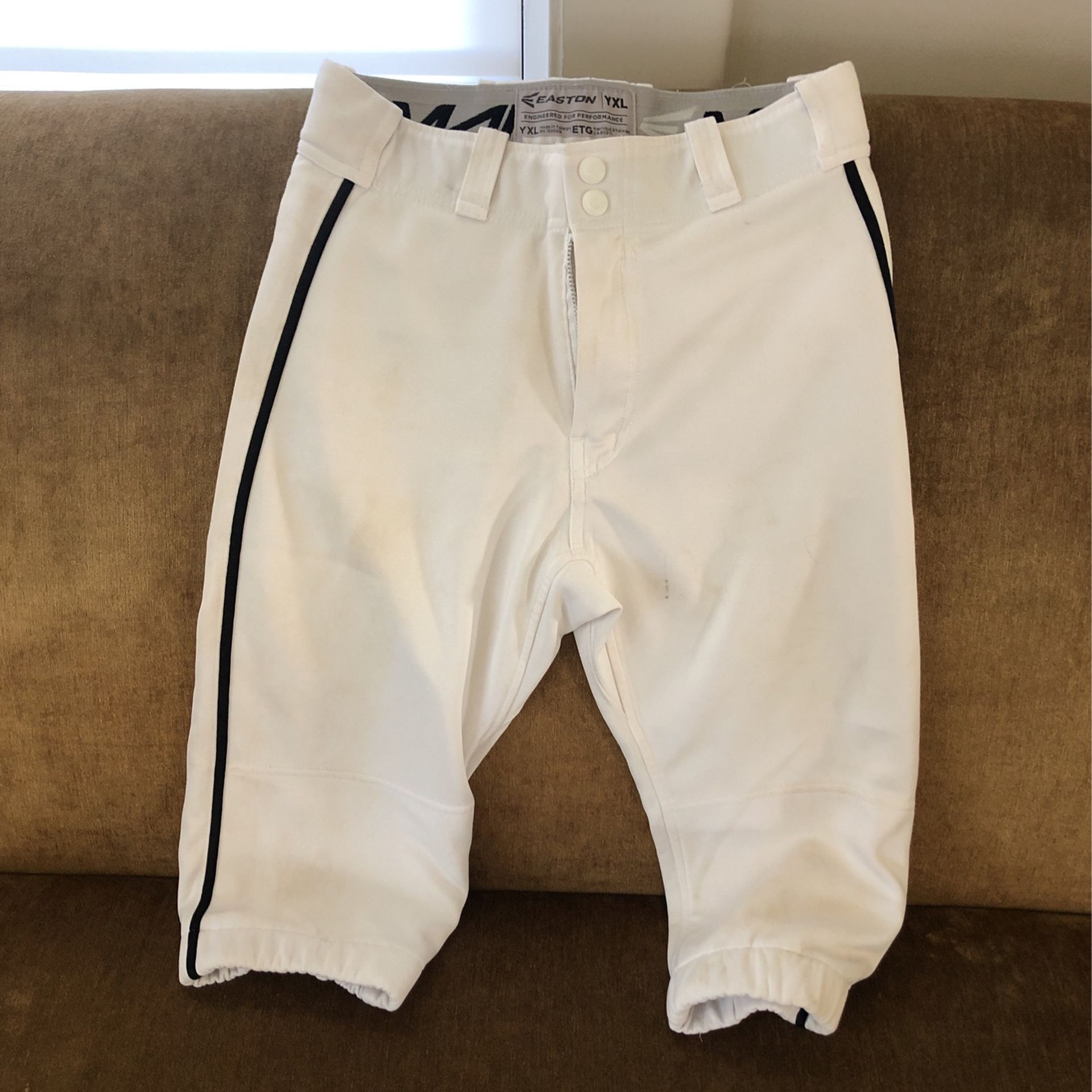Boys Knicker Baseball Pants - Size XL