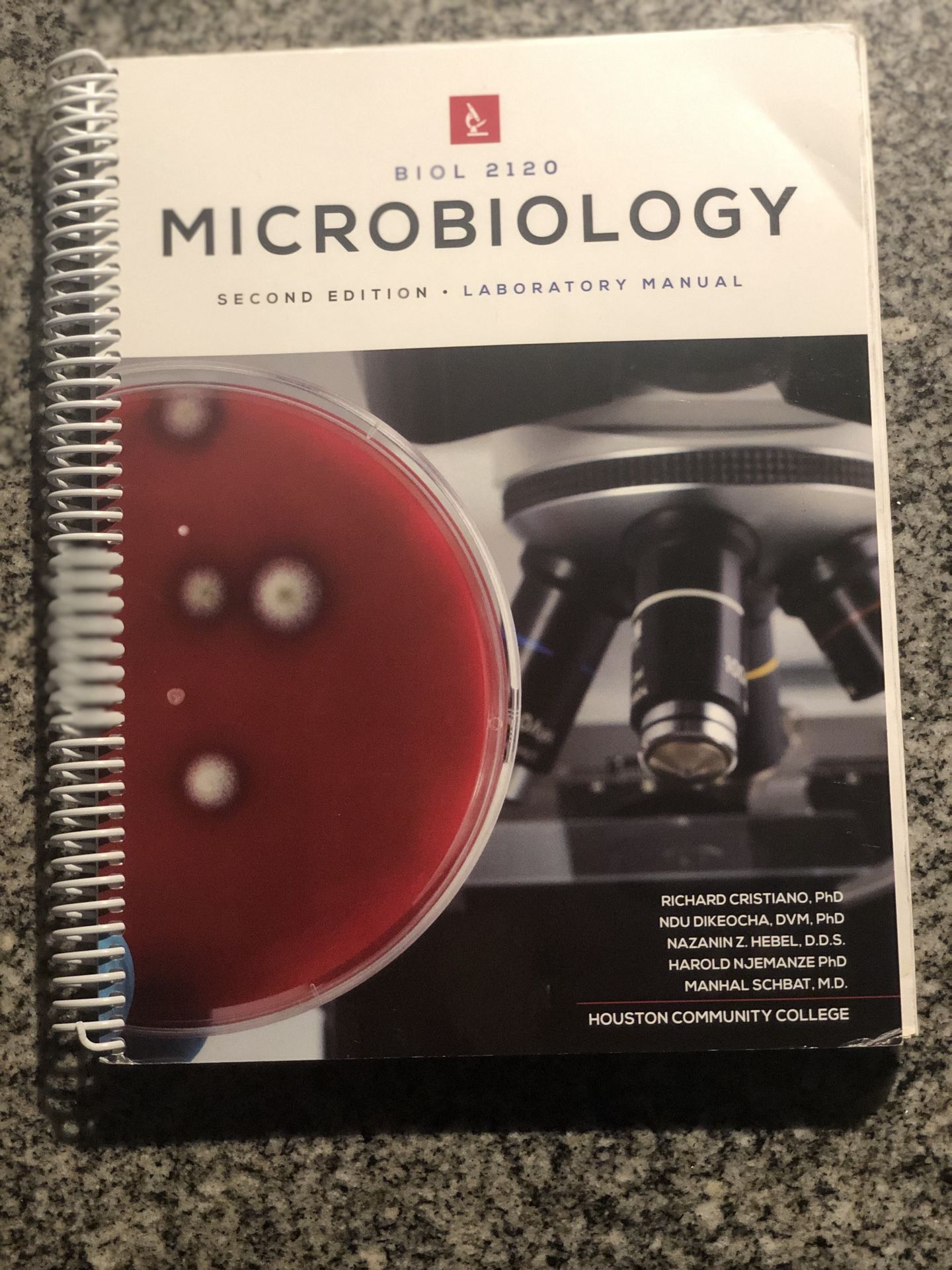 Microbiology Lab Manual - HCC BIOL 2120