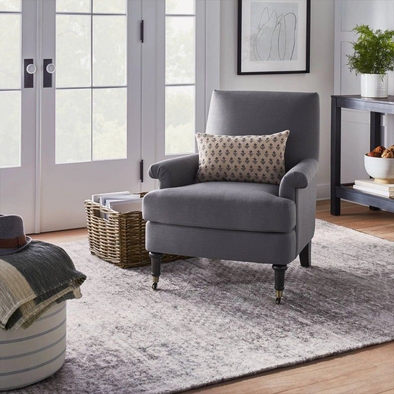 Mercer Rolled Arm Upholstered Arm Chair - Thresholdâ„¢ designed with Studio McGee at Target,