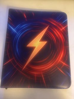 Lightning Bolt Trading Card Binder