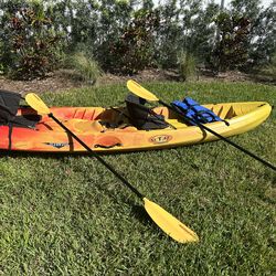 RTM Ocean Duo tandem kayak 2 Werner paddles