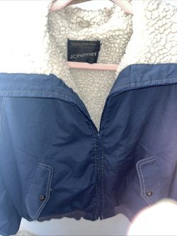 Vintage JCPenney Bomber Sherpa Coat