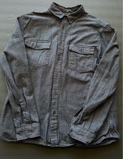 Nice Thick Heavy Cotton Denim Button Up Shirt by Goodfellow and Co Target