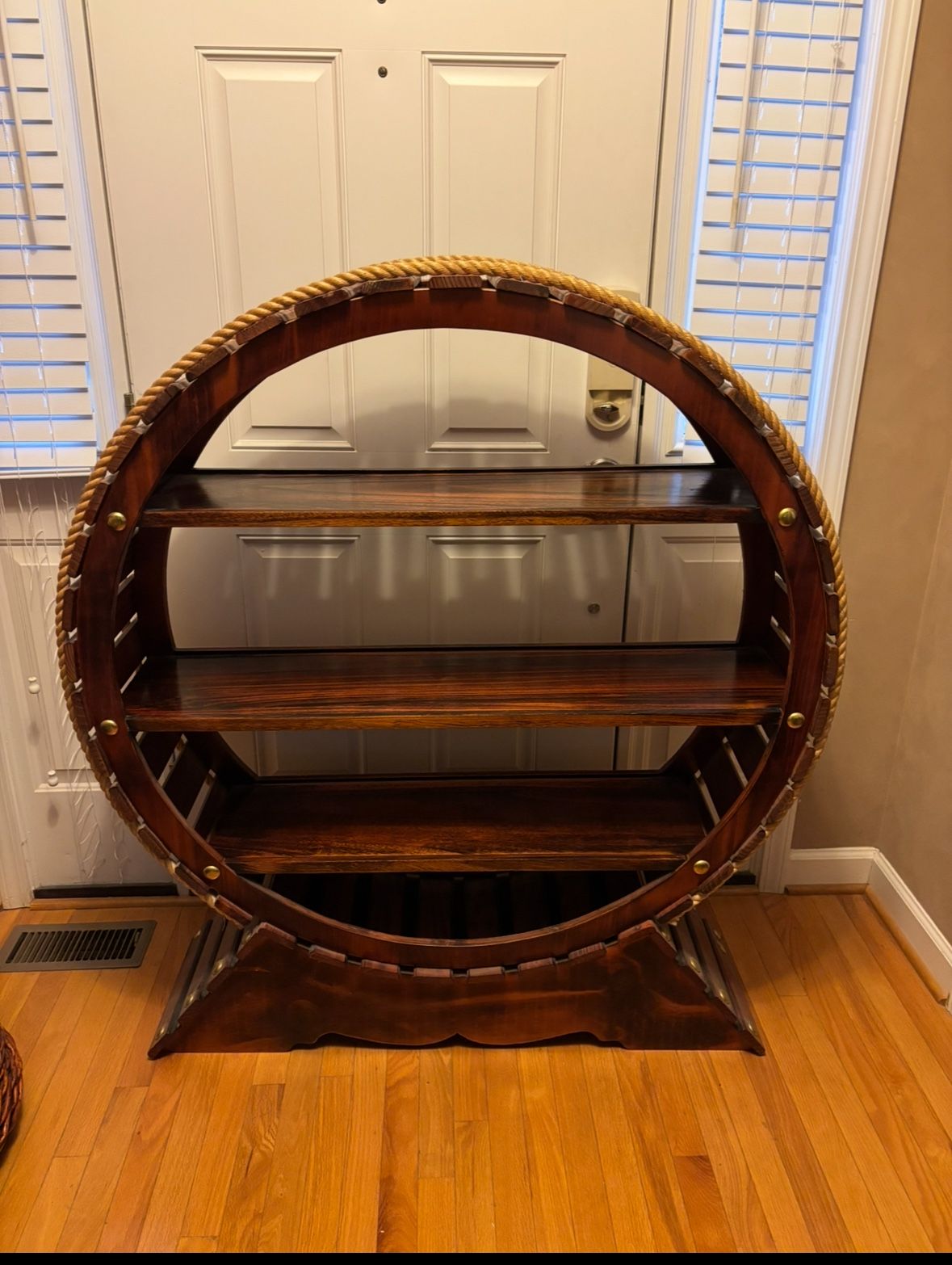 Round Wooden Shelf