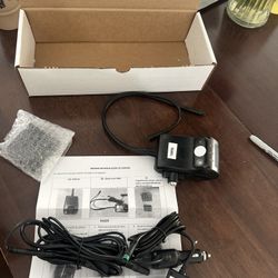 Dash Camera (Dash Cam) with Power Cable & Car Charger | New Open Box