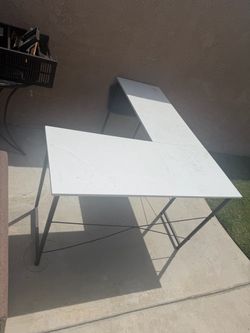 White desk
