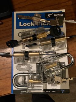 Practice lock picking locks and book
