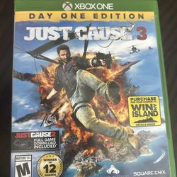 MICROSOFT XBOX ONE JUST CAUSE 3 DAY ONE EDITION GAME COMPLETE 