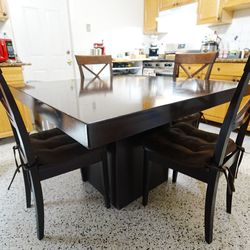 Wooden dining set