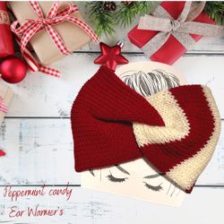 Peppermint Candy Ear Warmer 