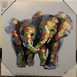 Elephant Canvas Art