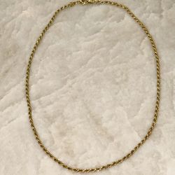 18k Solid Italian Gold Chain 